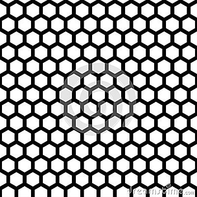 Honeycomb seamless pattern Vector Illustration