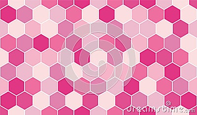 Honeycomb vector pattern for design textiles and backgrounds Vector Illustration