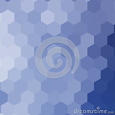 Honeycombs pattern. Multi-colored rectangular pixel background. The texture consisting of multi-colored hexagons Stock Photo