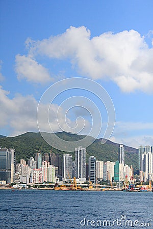 Skyline, city, sky, daytime, cityscape, waterway, metropolitan, area, skyscraper, horizon, metropolis, tower, block, water, transp Editorial Stock Photo