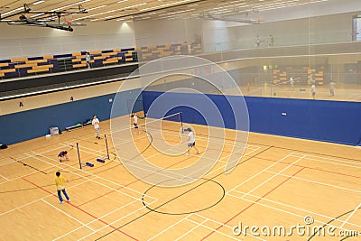 Sport, venue, leisure, centre, sports, structure, basketball, court, floor, indoor, games, and, flooring, arena, competition, even Stock Photo