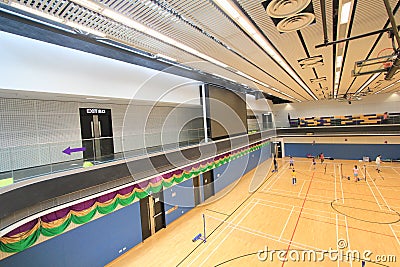 Sport, venue, leisure, centre, structure, architecture, indoor, games, and, sports, daylighting, hall, interior, design Editorial Stock Photo