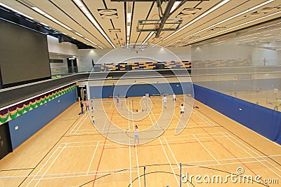 Sport, venue, leisure, centre, sports, structure, floor, indoor, games, and, ball, game, flooring, arena, hall, field, house, bask Editorial Stock Photo