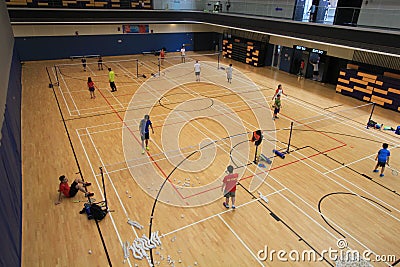 Sport, venue, sports, structure, leisure, centre, ball, game, games, competition, event, flooring, floor, hobby, basketball, court Editorial Stock Photo