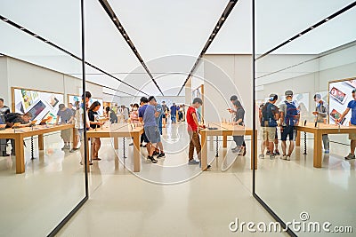 Apple store Editorial Stock Photo