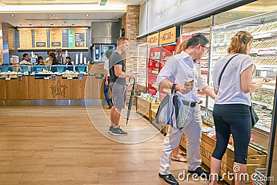 Pret a Manger Editorial Stock Photo