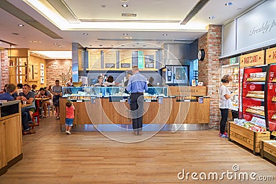 Pret a Manger Editorial Stock Photo