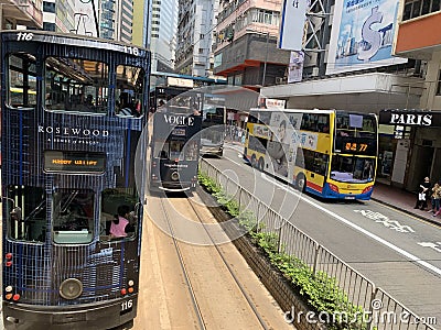 Hong Kong City views multi angles Editorial Stock Photo