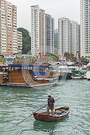 Hong Kong cityscape Editorial Stock Photo