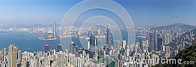 Hong Kong in daytime Stock Photo