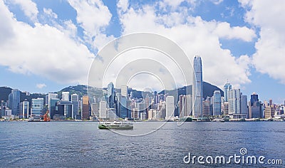 Hong Kong in daytime Stock Photo