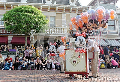 Hong kong disneyland Editorial Stock Photo