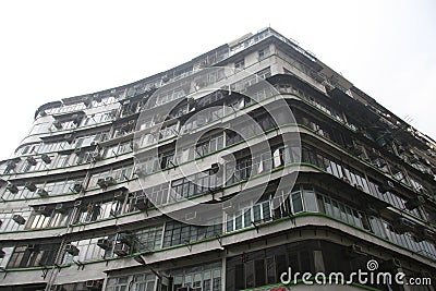 Hong kong housing Stock Photo