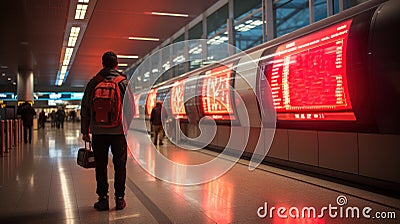 Hong Kong International Airport is the main airport Stock Photo