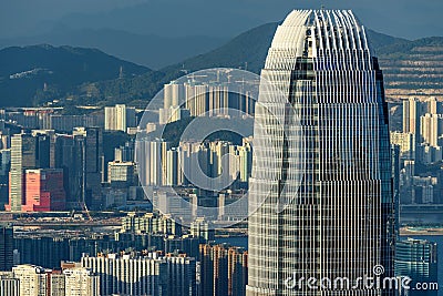 Hong Kong International Finance Centre Editorial Stock Photo