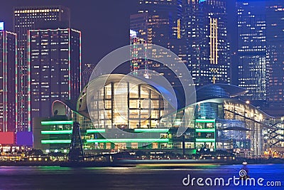 Hong Kong night view Stock Photo