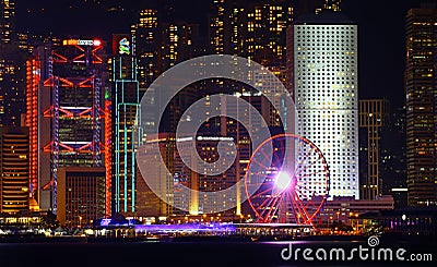 The hong kong observation wheel Editorial Stock Photo