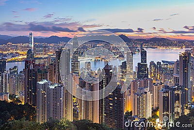 Hong Kong Peak Tram Stock Photo