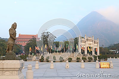 Hong Kong : Po Lin Monastery Stock Photo