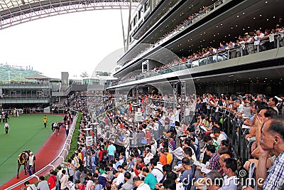 Hong Kong : Sha Tin Racecourse Editorial Stock Photo