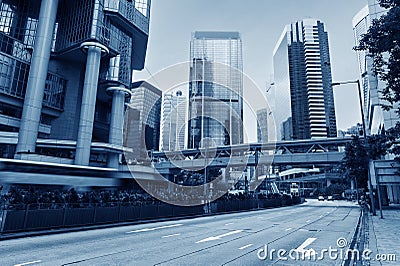 Hong Kong stree view Stock Photo