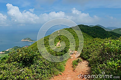 Hong Kong trail beautiful views and nature Stock Photo