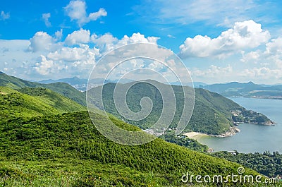 Hong Kong trail beautiful views and nature Stock Photo