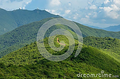 Hong Kong trail beautiful views and nature Stock Photo