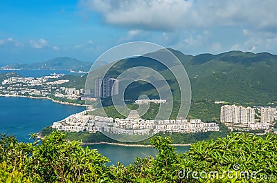 Hong Kong trail beautiful views and nature Stock Photo