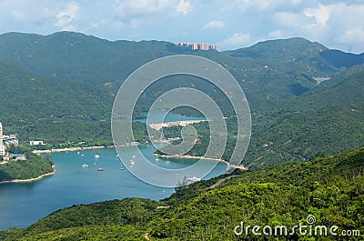 Hong Kong trail beautiful views and nature Stock Photo