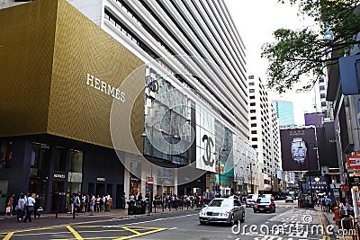 Hong Kong: Tsim Sha Tsui Editorial Stock Photo