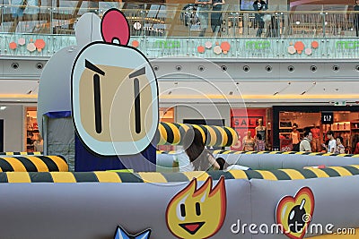 2015 Hong Kong VS Bomberman game event Editorial Stock Photo