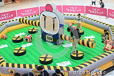 2015 Hong Kong VS Bomberman game event Editorial Stock Photo