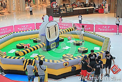 2015 Hong Kong VS Bomberman game event Editorial Stock Photo