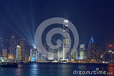 Hongkong skyline Stock Photo