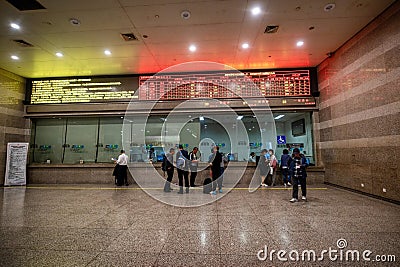 Hongqiao Fast Train Railway Station, Shanghai Editorial Stock Photo