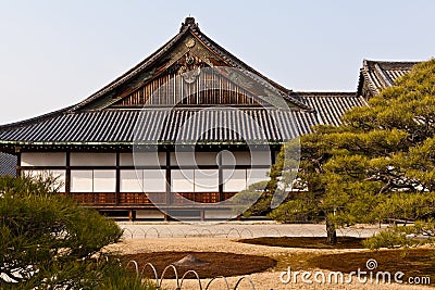 Honmaru palace, Nijo castle Stock Photo