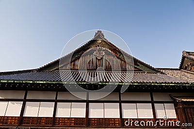 Honmaru palace, Nijo castle Stock Photo