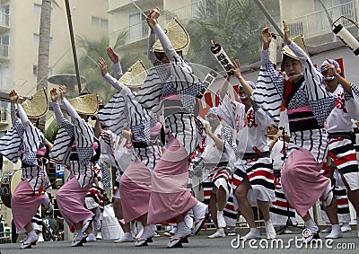 Honolulu Festival 4 Editorial Stock Photo