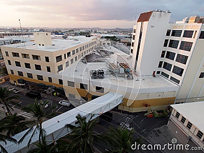 Aerial view of The Dole Cannery building Editorial Stock Photo