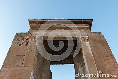 Honorary arch of Germanicus of Pompeii (Pompei Stock Photo