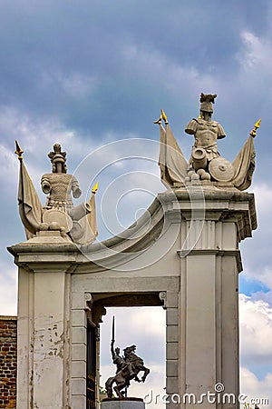 Honorary Courtyard Gate Editorial Stock Photo