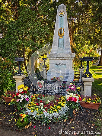 Honorary Grave Beethoven Editorial Stock Photo