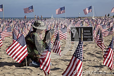 Honoring 9-11 Editorial Stock Photo