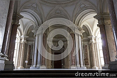 The honour Grand Staircase, Caserta Stock Photo