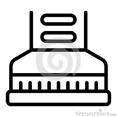 Hood fan icon outline vector. Kitchen oven filter Vector Illustration