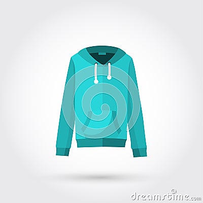 Hooded sweater Vector Illustration