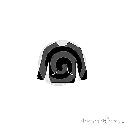Hoodie icon isolated on white background Vector Illustration