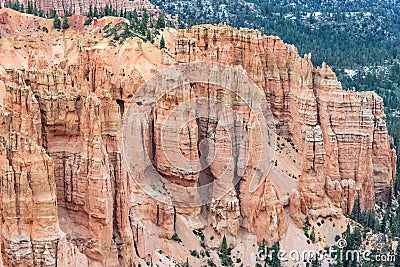 Hoodoo Pinnacle Stone at Bryce Canyon National Park Utah USA Stock Photo