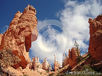 Hoodoos in Bryce Canyon NP Stock Photo